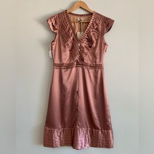 Mille K Copenhagen cocktail/party dress, NWT,100% polyester satin, US size 6